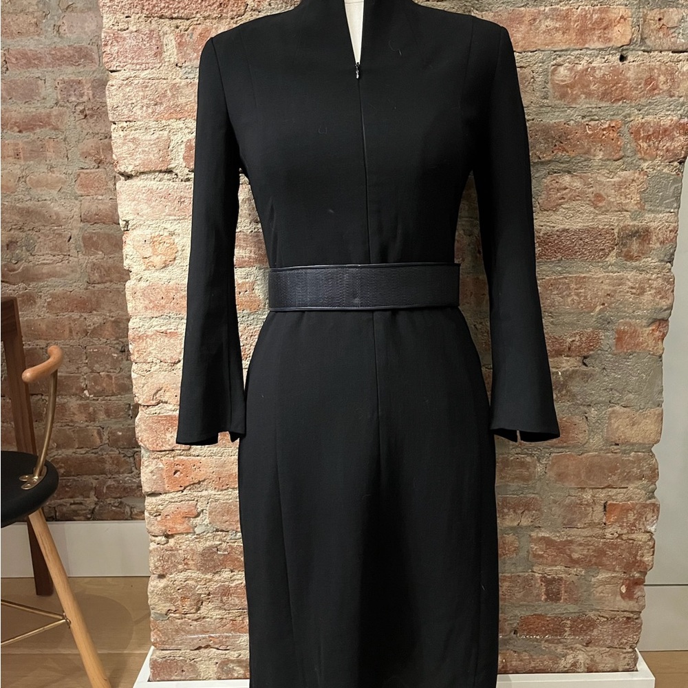 Akris Black Long Sleeve Dress